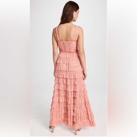 Ulla Johnson Camille Gown in Tuberose Pink size 6 - Picture 4 of 16
